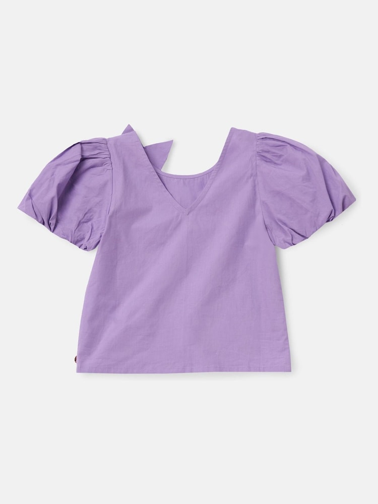 Angel & Rocket Roxie Corsage Woven 100% Cotton Top - Image 5 of 6