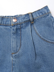 Angel & Rocket Blue Rochelle Denim 100% Cotton Shorts - Image 4 of 4