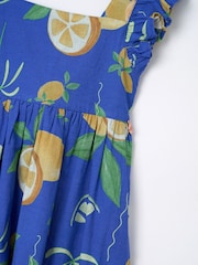 Angel & Rocket Blue Maxine Print Maxi Dress - Image 9 of 9