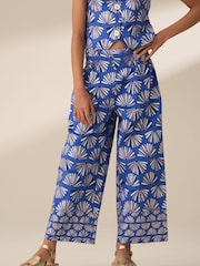 Angel & Rocket Fleur Printed Wide Leg Trousers - Imagen 1 de 6