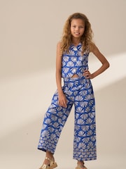 Angel & Rocket Fleur Printed Wide Leg Trousers - Imagen 3 de 6