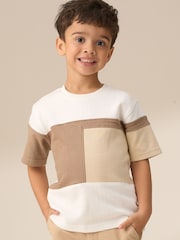 Angel & Rocket Callum Textured Block T-Shirt - Imagen 1 de 6