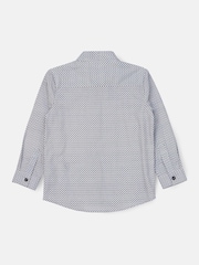 Angel & Rocket White 100% Cotton Geometric Print Shirt - Image 6 of 7