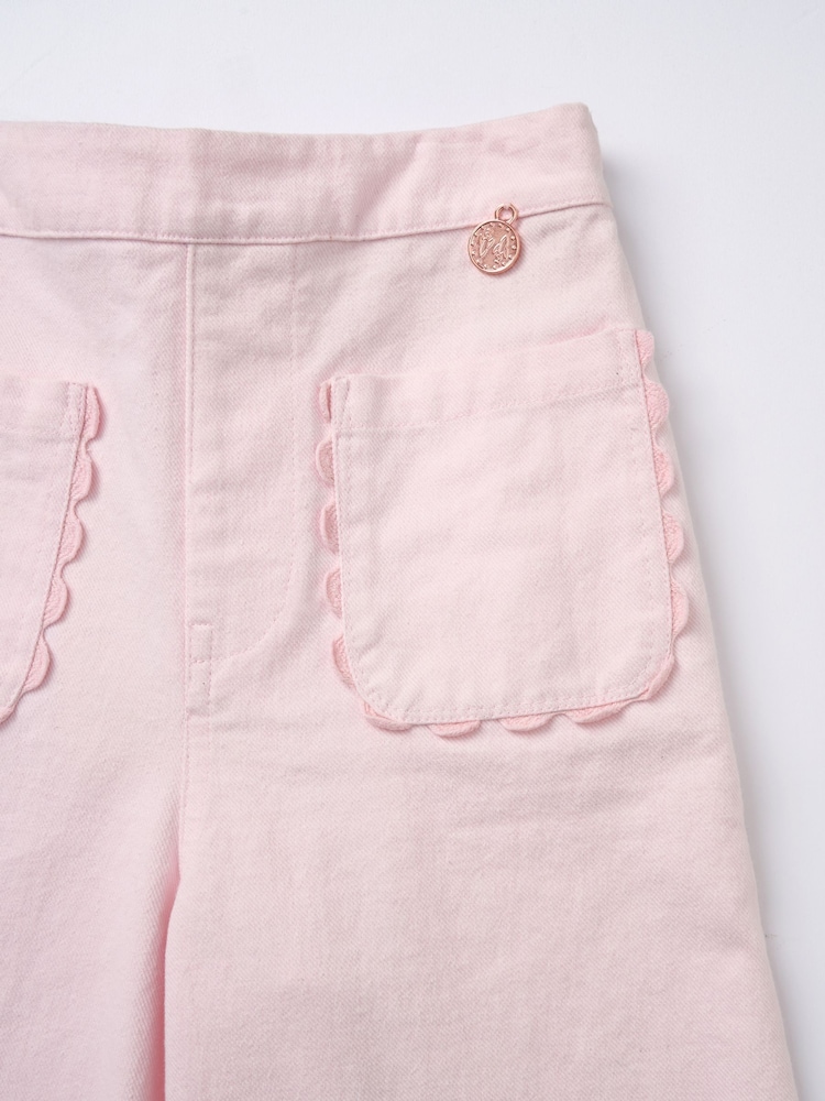 Angel & Rocket Pink Sabine Washed Trousers - Image 6 of 6