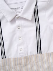 Angel & Rocket Grey Will Mr Smart 100% Cotton Jersey Romper - Image 7 of 7