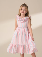 Angel & Rocket Pink Norrie Stripe Sundress - Image 1 of 7