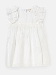 Angel & Rocket White Liberty Flower Waist 100% Cotton Dress - Image 6 of 8