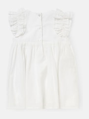 Angel & Rocket White Liberty Flower Waist 100% Cotton Dress - Image 7 of 8
