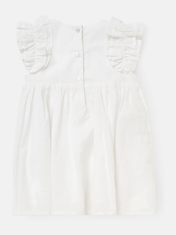 Angel & Rocket White Liberty Flower Waist 100% Cotton Dress - Image 7 of 8