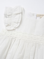 Angel & Rocket White Liberty Flower Waist 100% Cotton Dress - Image 8 of 8