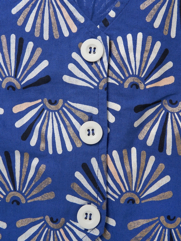 Angel & Rocket Lina Print Linen Waistcoat - Imagen 7 de 7