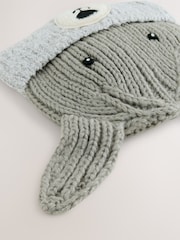 Grey Dog Hat & Mittens 2 Piece Set (3mths-6yrs) - Image 3 of 4