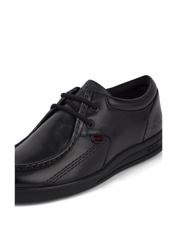 Kickers Black Troiko Wall Shoes - Image 8 of 8