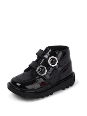 Kickers Black Hi Meadow Boots - Image 4 of 8