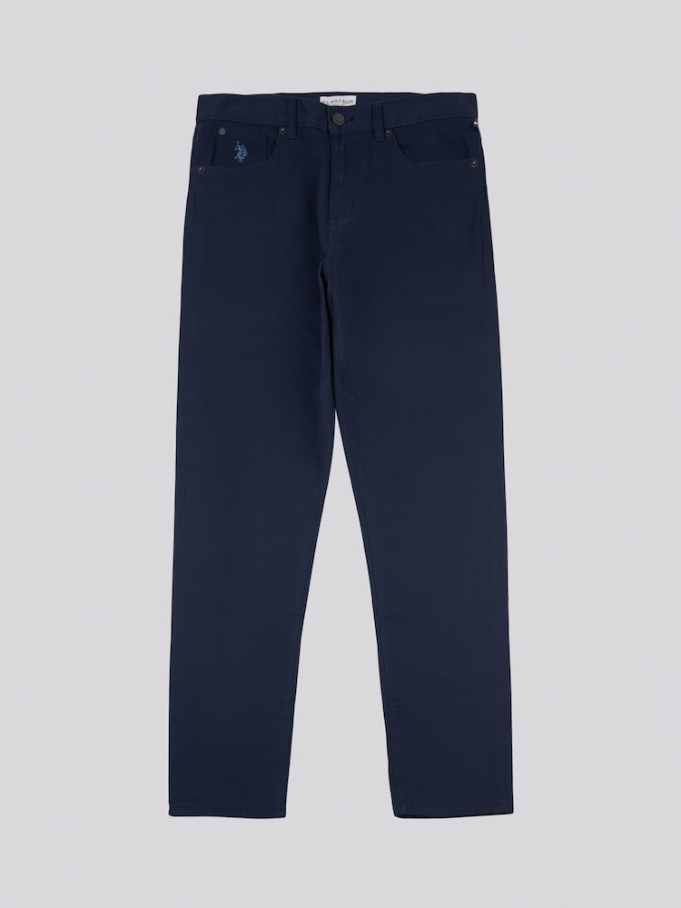 Bleu - U.S. Polo Assn. Pantalon Bedford homme en velours côtelé à 5 poches - Image 7 of 11