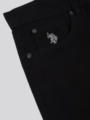U.S. Polo Assn. Black Mens Bedford Corduroy 5 Pocket Trousers - Image 3 of 5