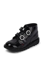 Kickers Black Hi Meadow Boots - Image 4 of 9
