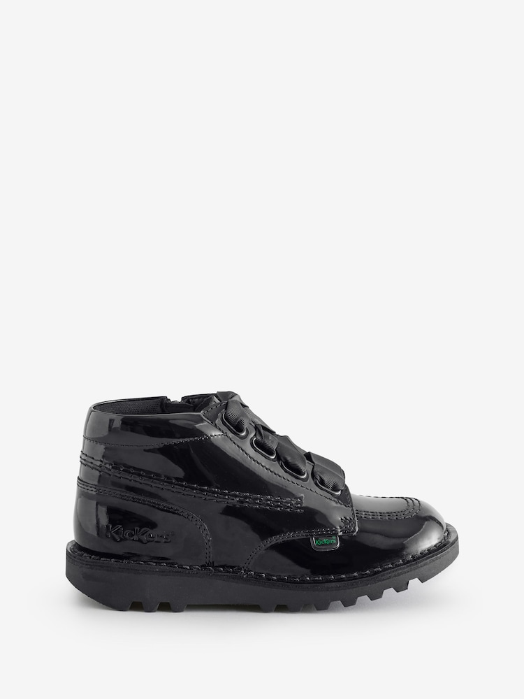 Kickers Black Hi Ribbon Boots - Image 1 of 7