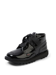 Kickers Black Hi Ribbon Boots - Image 3 of 7