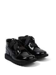 Kickers Black Hi Ribbon Boots - Image 4 of 7