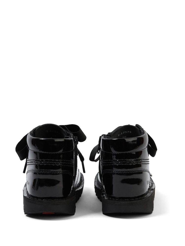 Kickers Black Hi Ribbon Boots - Image 7 of 7