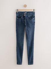Dark Blue Denim Lift Slim And Shape Skinny Jeans - Image 5 of 7