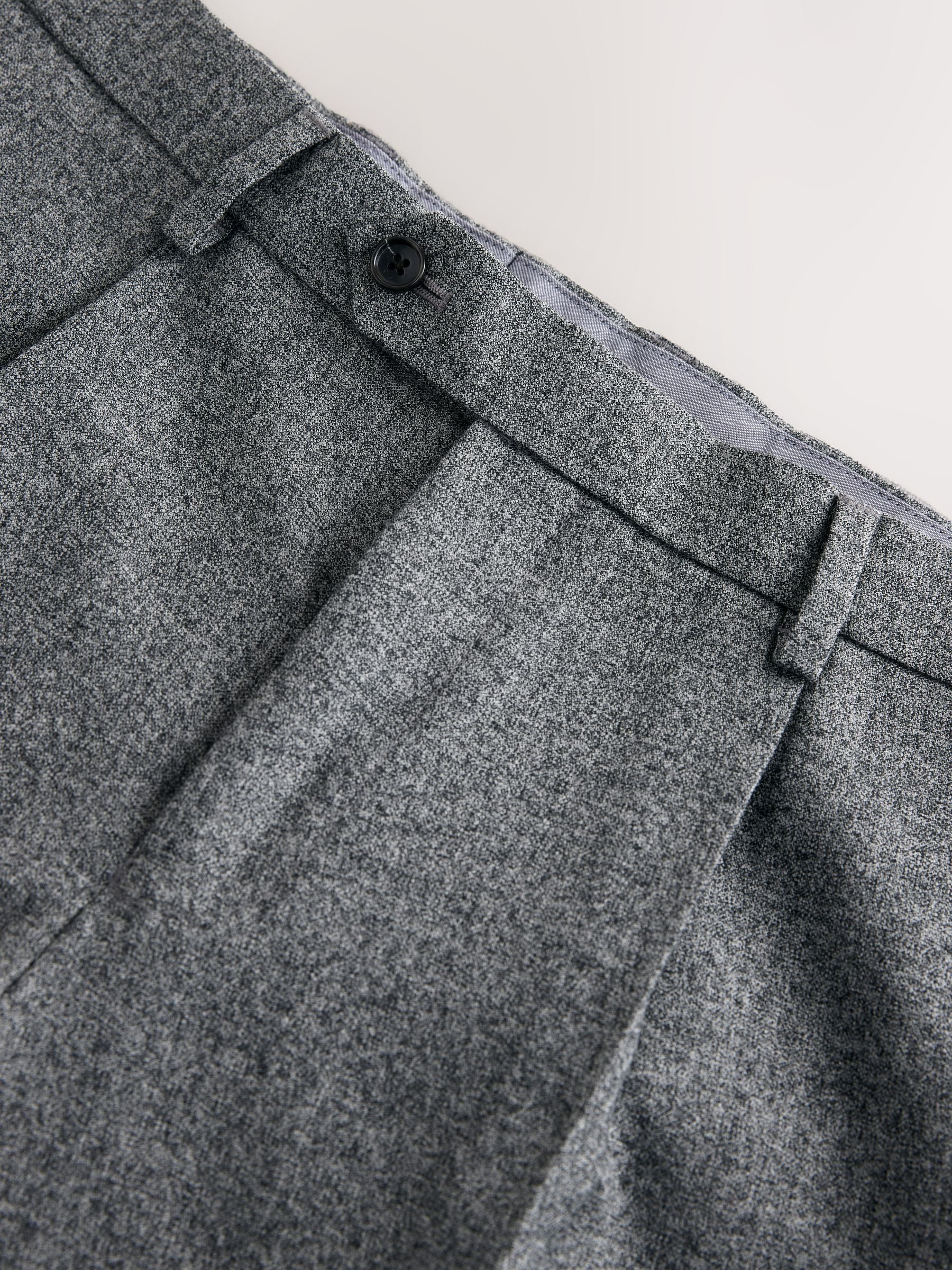 Buy Grey Tailored Fit Wool Blend Suit Trousers from Next Romania