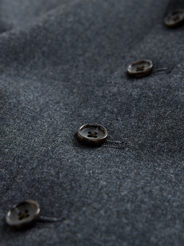 Blue Wool Blend Suit Waistcoat - Image 10 of 10 Blue Wool Blend Suit Waistcoat - Image 10 of 10