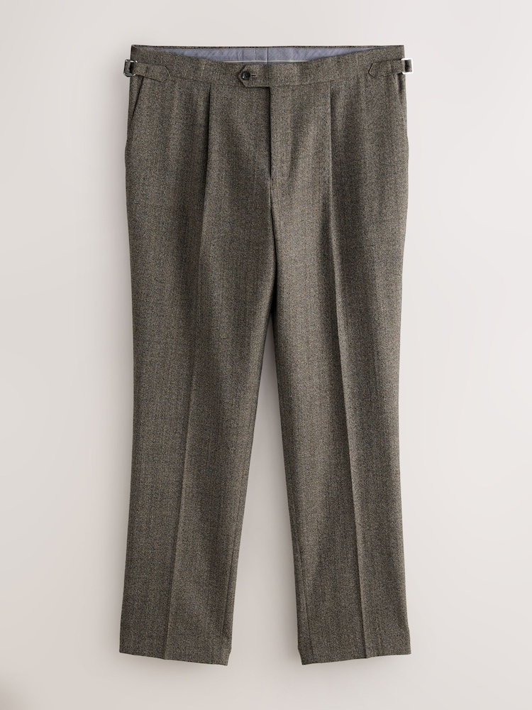 Neutral Tailored Fit Wool Blend Suit Trousers - Image 1 of 11