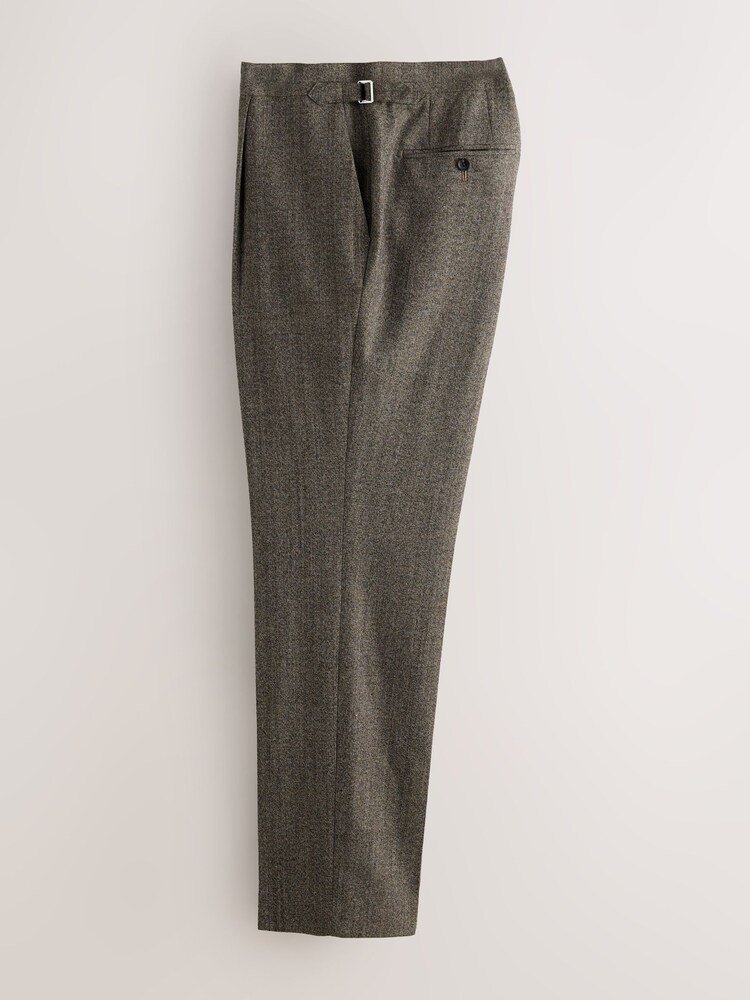 Neutral Tailored Fit Wool Blend Suit Trousers - Image 2 of 11 Neutral Tailored Fit Wool Blend Suit Trousers - Image 2 of 11