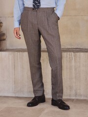 Neutral Tailored Fit Wool Blend Suit Trousers - Image 7 of 11