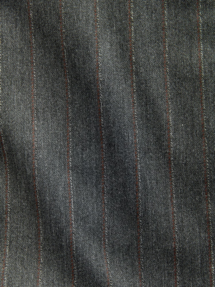 Grey Slim Fit Motion Flex Wool Blend Suit Trousers - Image 5 of 5