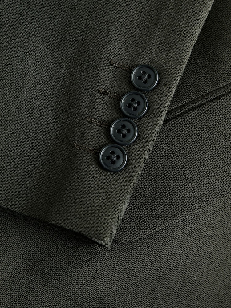 Green Slim Fit Motion Flex Wool Blend Suit Jacket - Image 10 of 10 Green Slim Fit Motion Flex Wool Blend Suit Jacket - Image 10 of 10