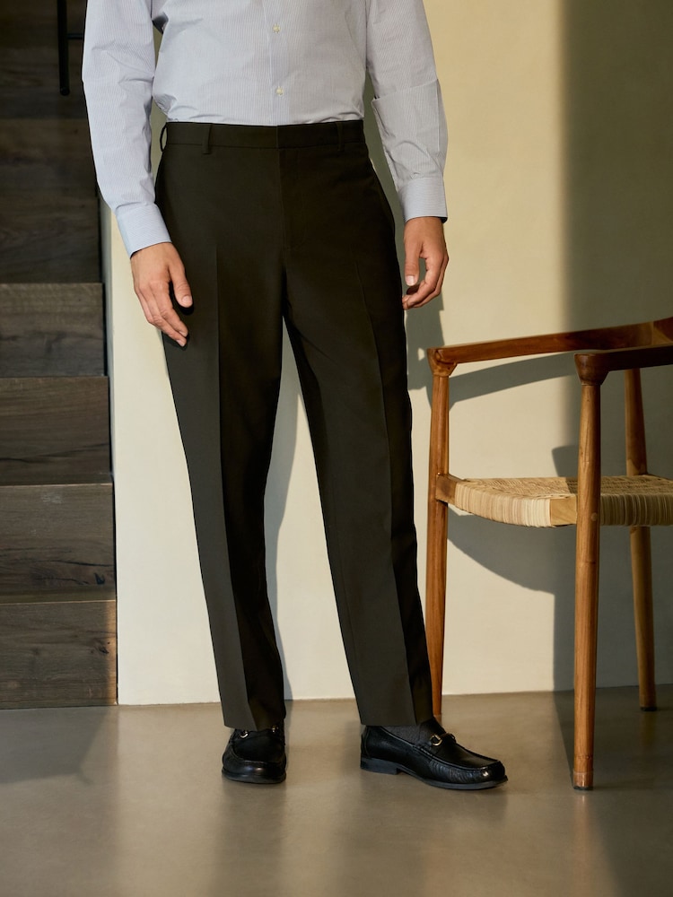 Green Slim Fit Motion Flex Wool Blend Suit Trousers - Image 1 of 10 Green Slim Fit Motion Flex Wool Blend Suit Trousers - Image 1 of 10