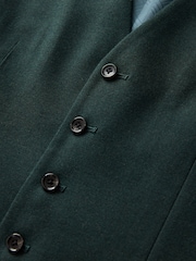 Green Flannel Suit Waistcoat - Image 2 of 3
