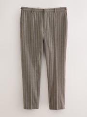 Neutral Slim Fit Striped Suit Trousers - Image 5 of 9