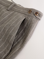 Neutral Slim Fit Striped Suit Trousers - Image 8 of 9