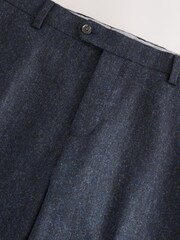 Charcoal Grey Regular Signature Marzotto Herringbone Suit Jacket - Image 5 of 8
