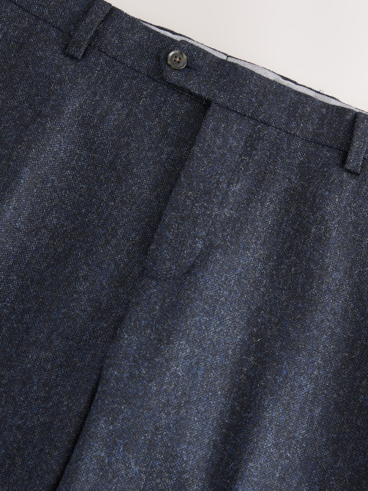 Charcoal Grey Regular Signature Marzotto Herringbone Suit Jacket - Image 5 of 5 Charcoal Grey Regular Signature Marzotto Herringbone Suit Jacket - Image 5 of 5