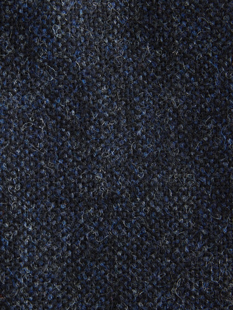 Charcoal Grey Regular Signature Marzotto Herringbone Suit Jacket - Image 8 of 8