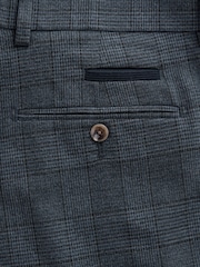 Azul - Pantalones de traje a cuadros ribeteados - Imagen 11 de 11
