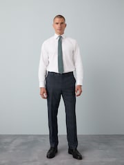 Azul - Pantalones de traje a cuadros ribeteados - Imagen 2 de 11