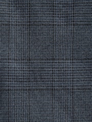 Azul - Pantalones de traje a cuadros ribeteados - Imagen 9 de 11