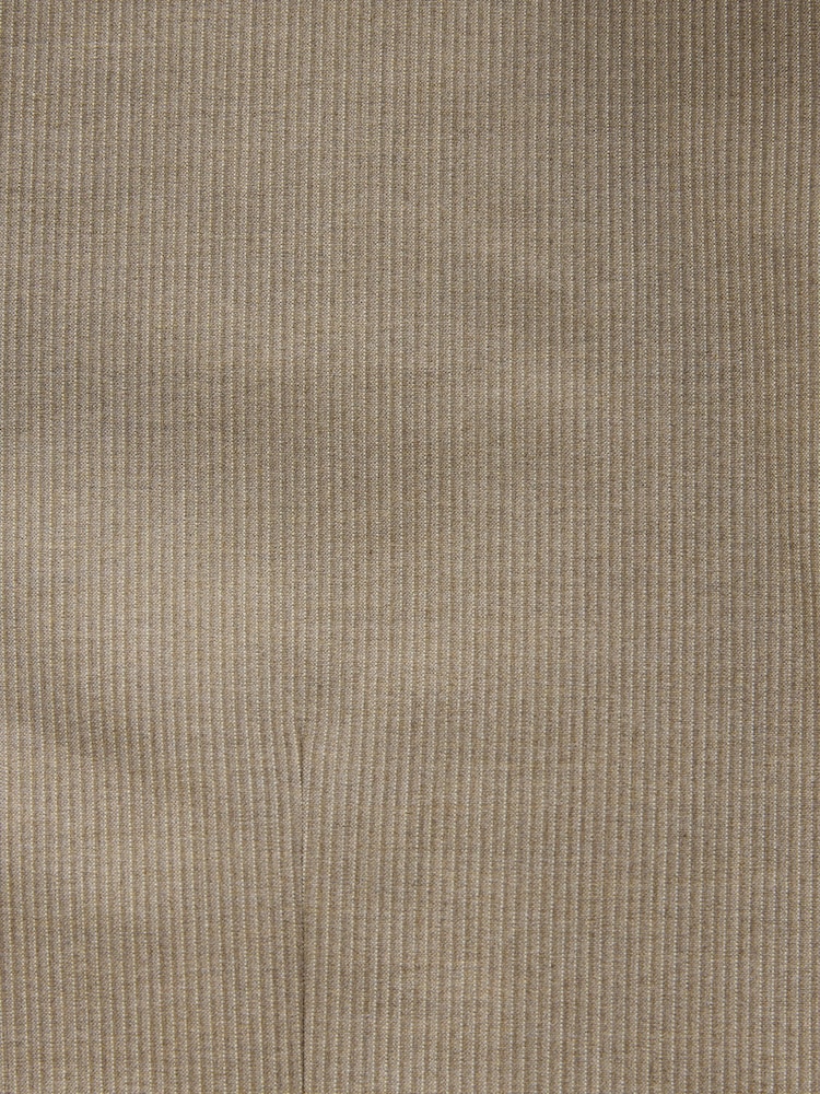 Taupe Slim Fit Striped Suit Jacket - Image 5 of 5
