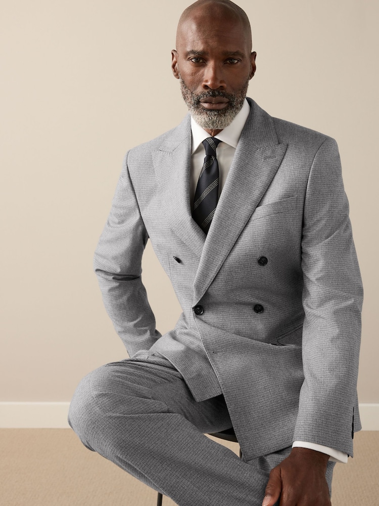 Next：日本 グレー - テーラードフィット Signatures Cerruti Wool 