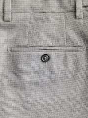 Grey Signature Cerruti Wool Puppytooth Suit Trousers - Image 10 of 13