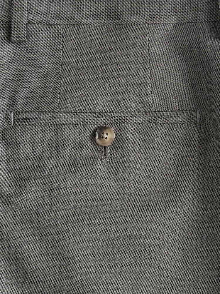 Brown Slim Fit Signature Cerutti 100% Wool Italian Fabric Suit Trousers - Image 10 of 10 Brown Slim Fit Signature Cerutti 100% Wool Italian Fabric Suit Trousers - Image 10 of 10