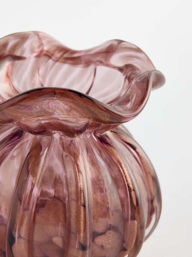 Pink Mini Glass Confetti Vase - Image 4 of 4