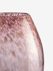 Pink Large Glass Confetti Vase - Image 4 of 4