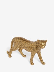 Gold Cheetah Ornament - Image 5 of 7